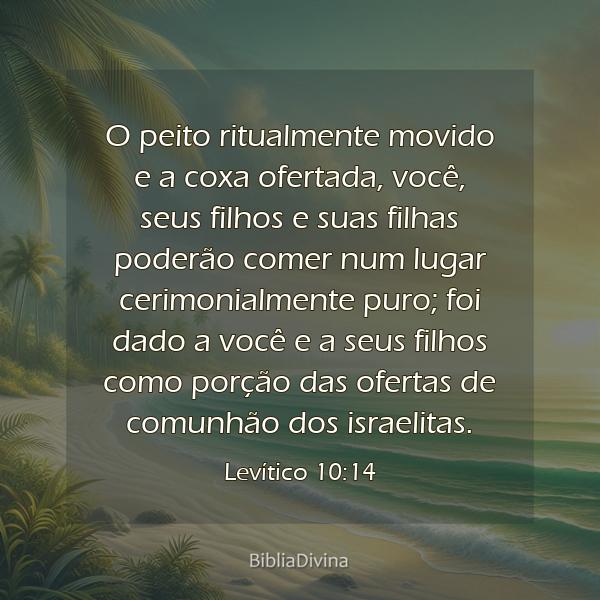 Levítico 10:14