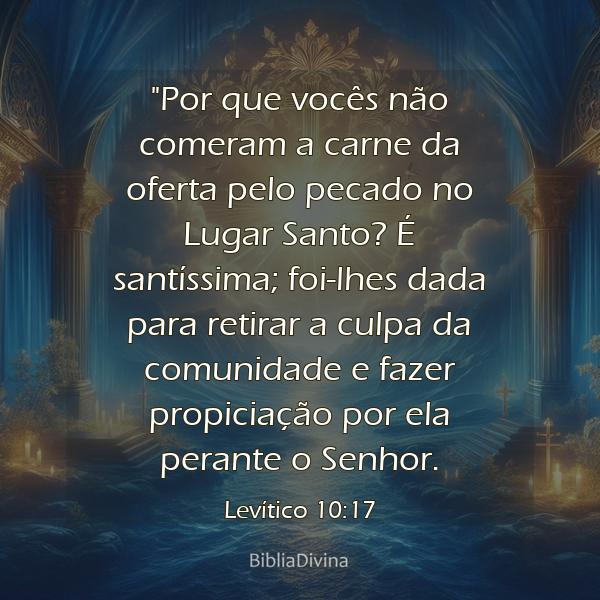 Levítico 10:17