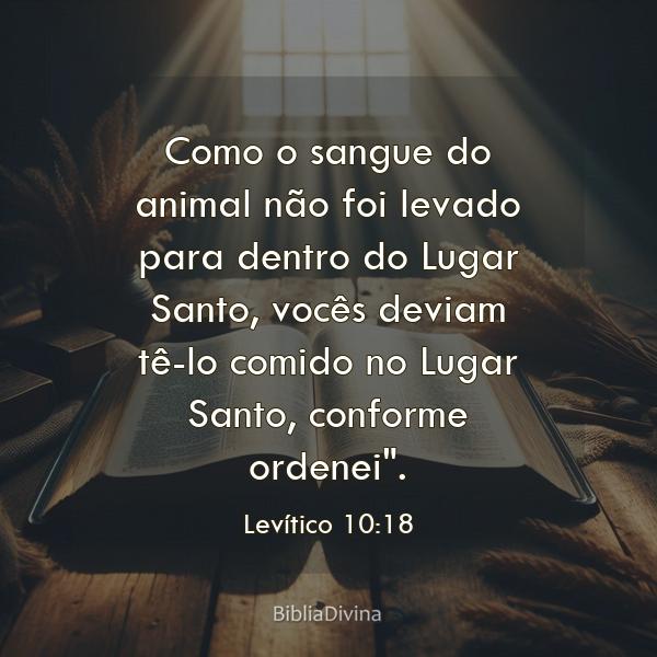 Levítico 10:18