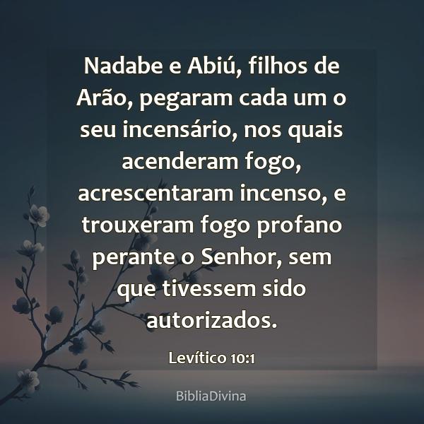 Levítico 10:1