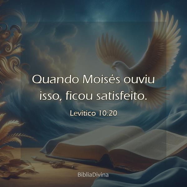 Levítico 10:20