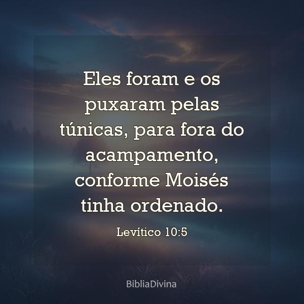 Levítico 10:5