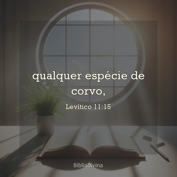 Levítico 11:15