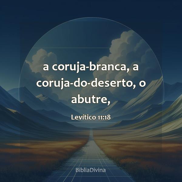 Levítico 11:18