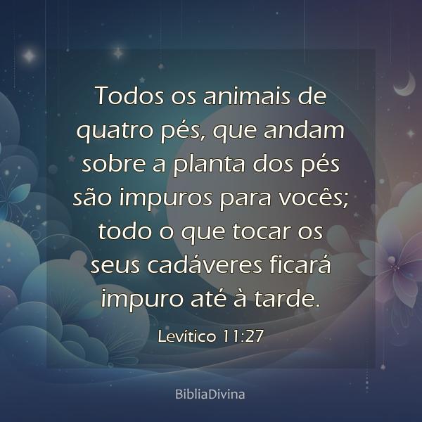 Levítico 11:27