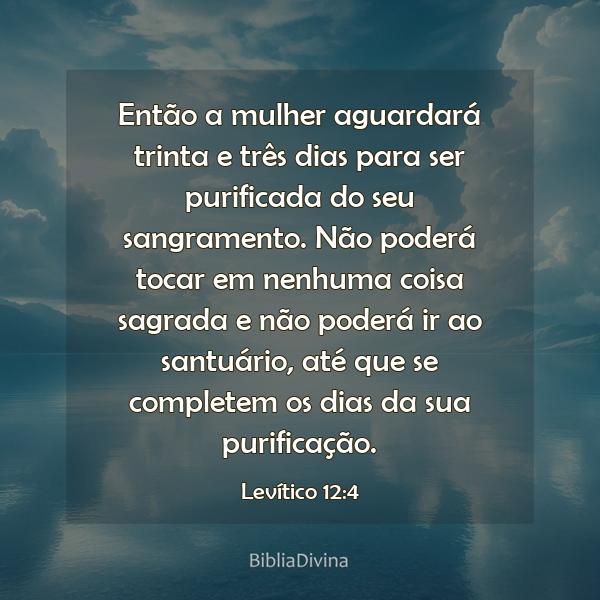 Levítico 12:4