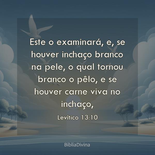 Levítico 13:10