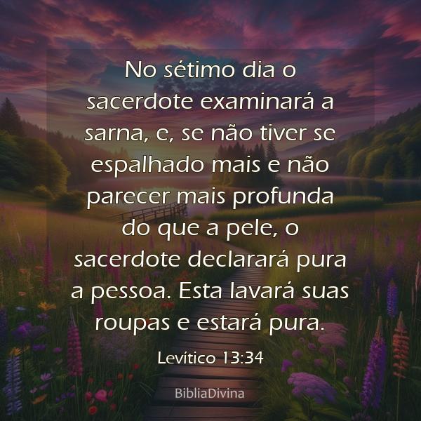 Levítico 13:34