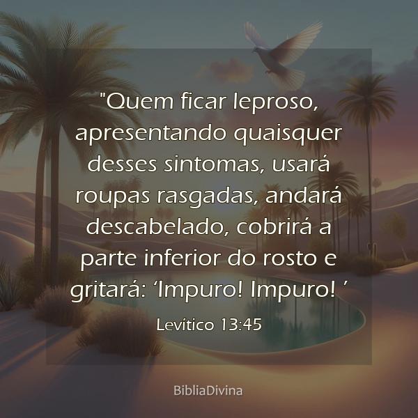 Levítico 13:45