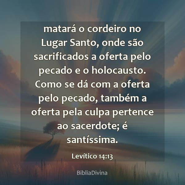 Levítico 14:13