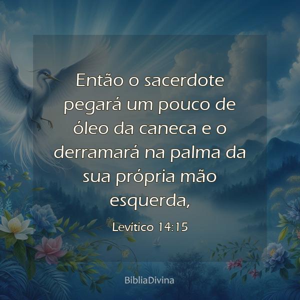 Levítico 14:15