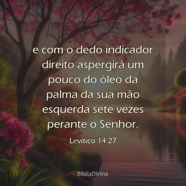 Levítico 14:27