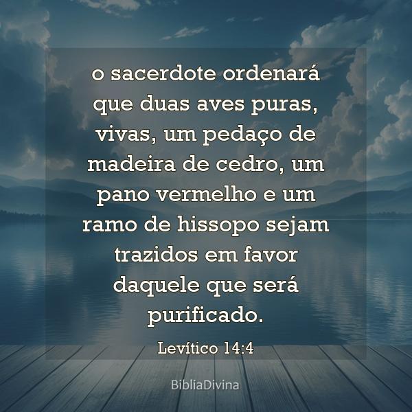 Levítico 14:4