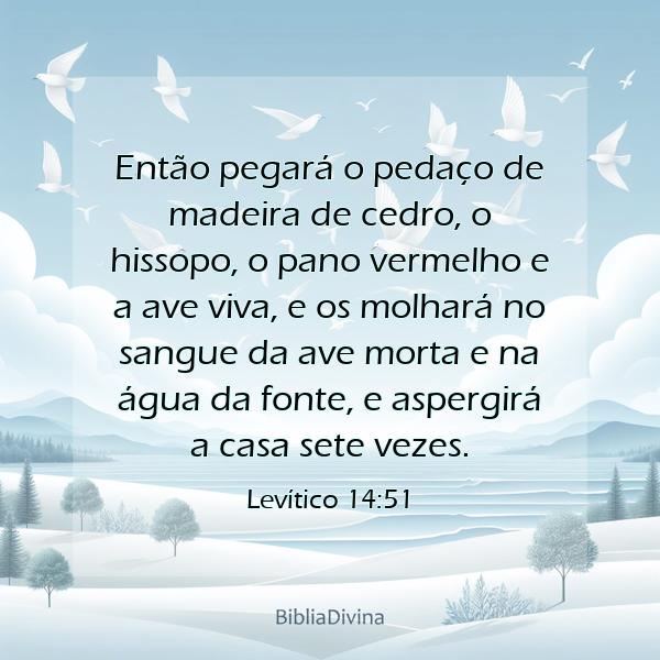 Levítico 14:51