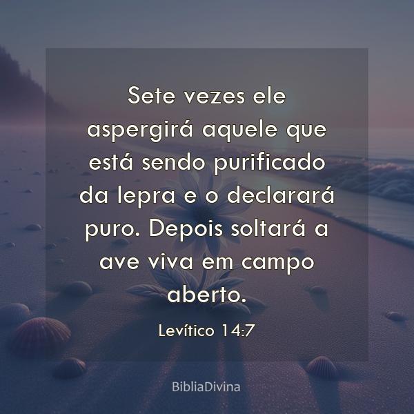 Levítico 14:7