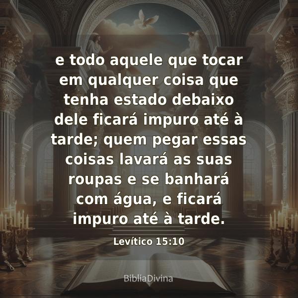 Levítico 15:10