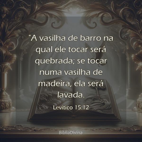 Levítico 15:12