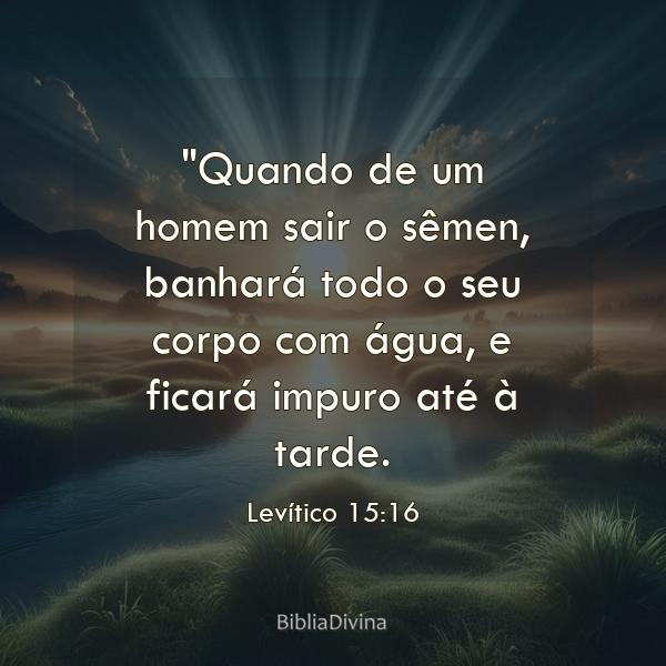 Levítico 15:16