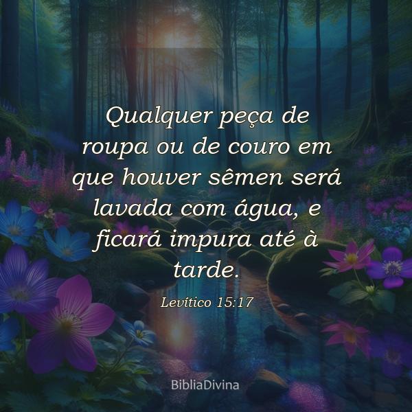 Levítico 15:17