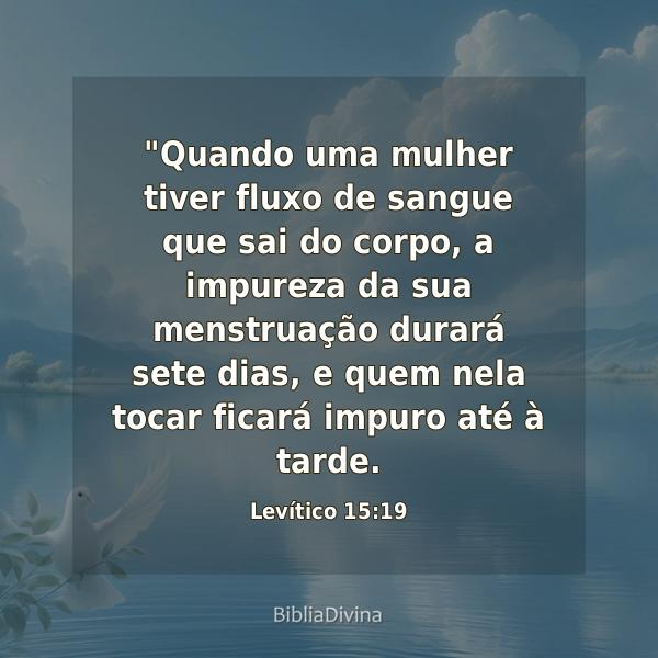 Levítico 15:19