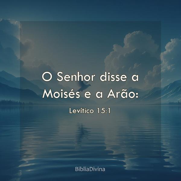 Levítico 15:1