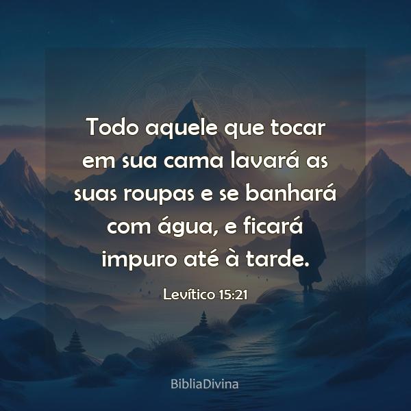 Levítico 15:21