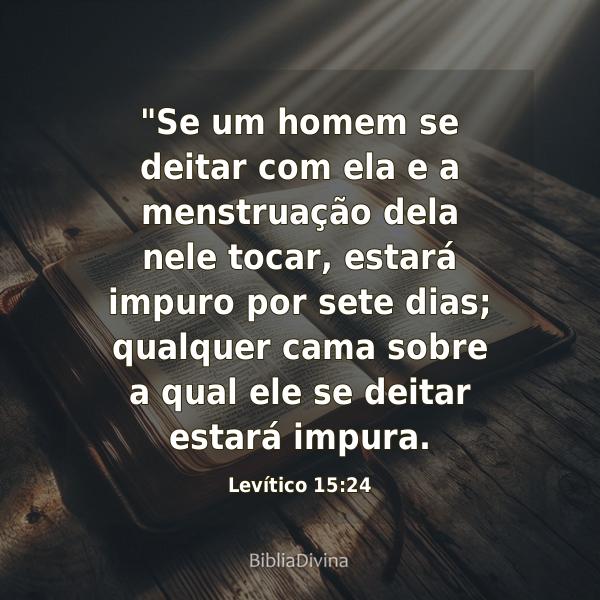 Levítico 15:24