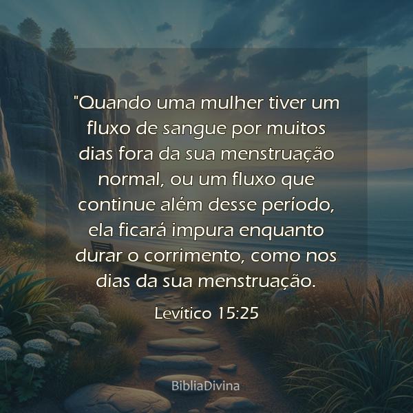 Levítico 15:25