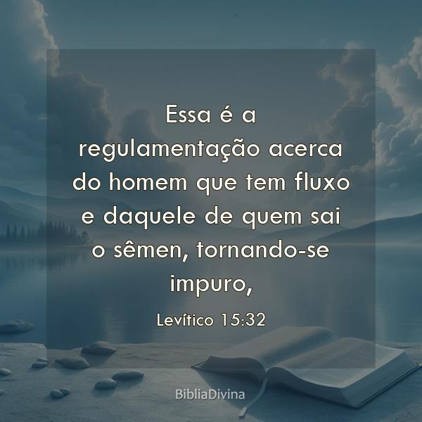 Levítico 15:32