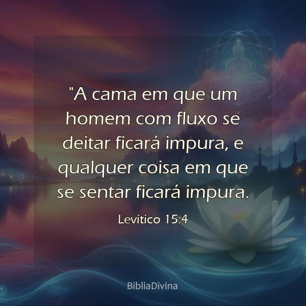 Levítico 15:4