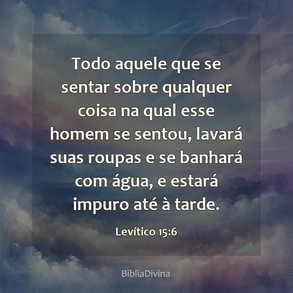 Levítico 15:6