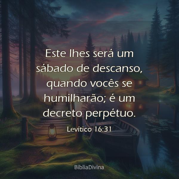 Levítico 16:31