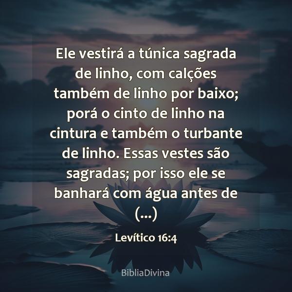 Levítico 16:4