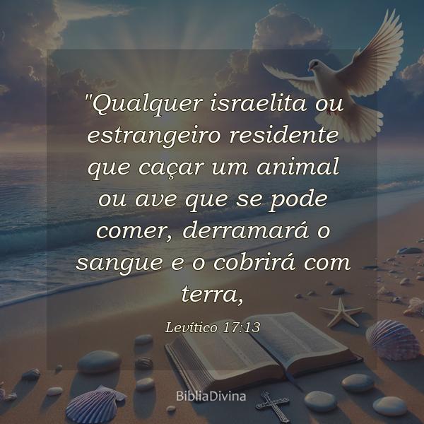 Levítico 17:13