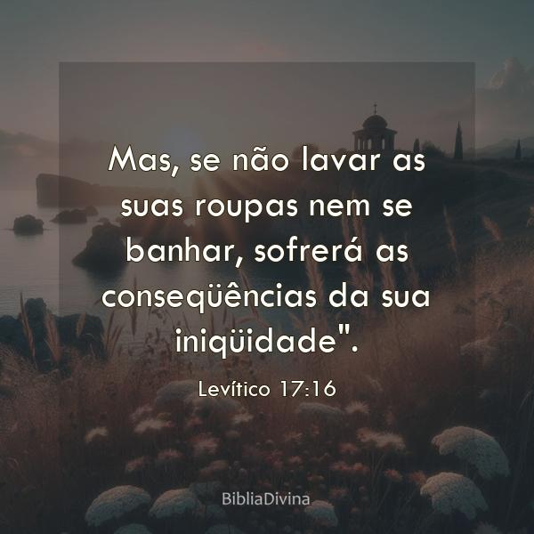 Levítico 17:16