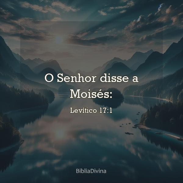 Levítico 17:1