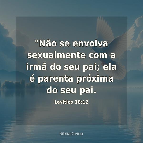 Levítico 18:12