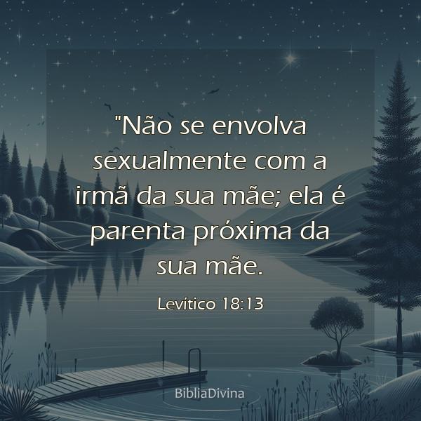 Levítico 18:13