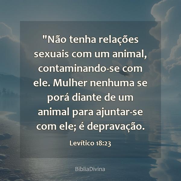 Levítico 18:23