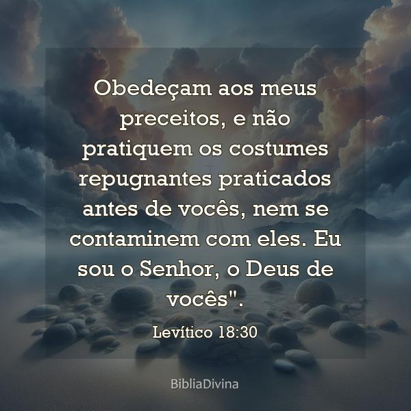 Levítico 18:30