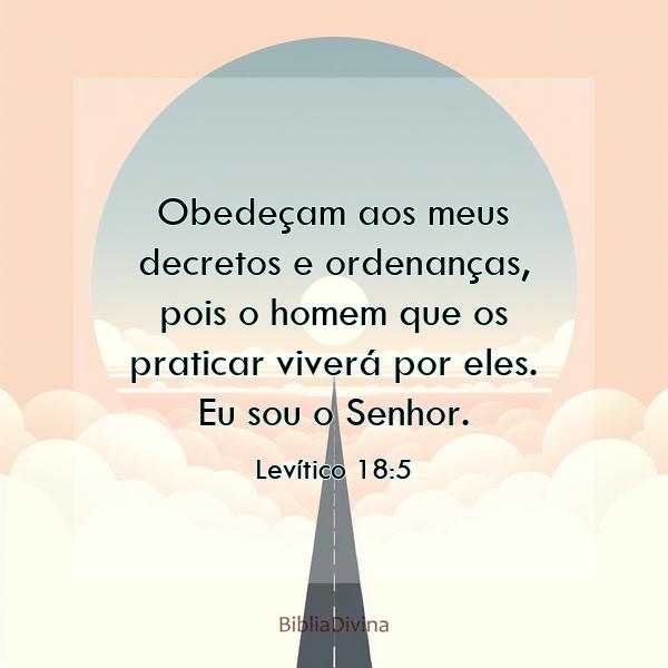 Levítico 18:5