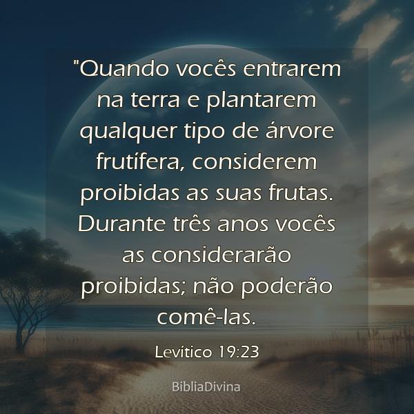 Levítico 19:23