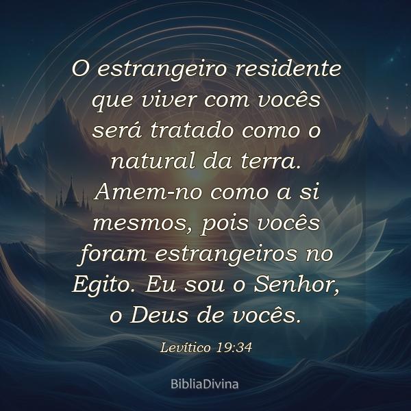 Levítico 19:34