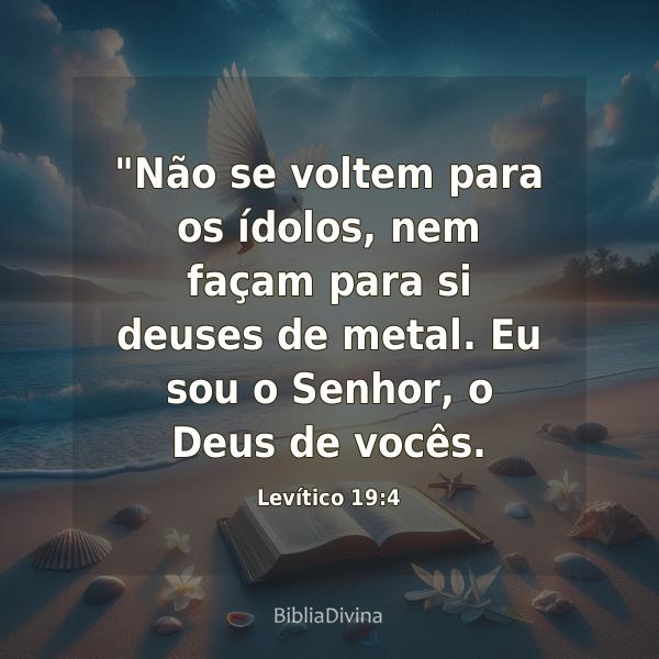 Levítico 19:4