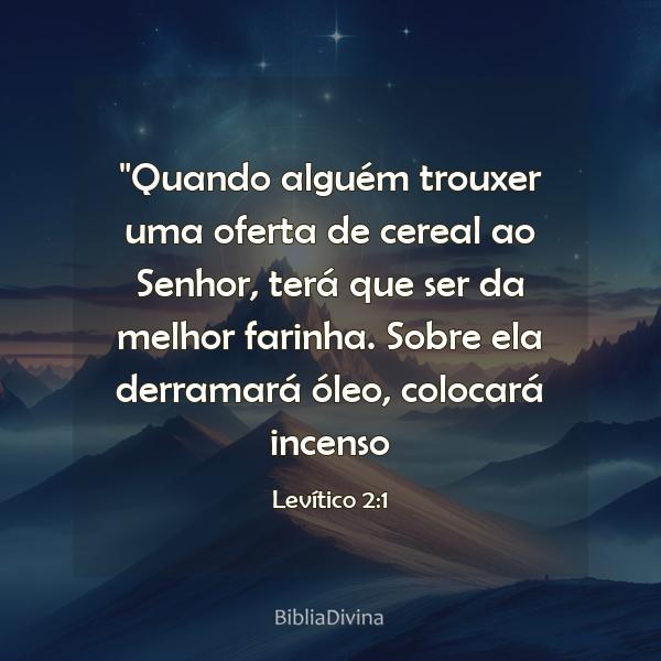 Levítico 2:1