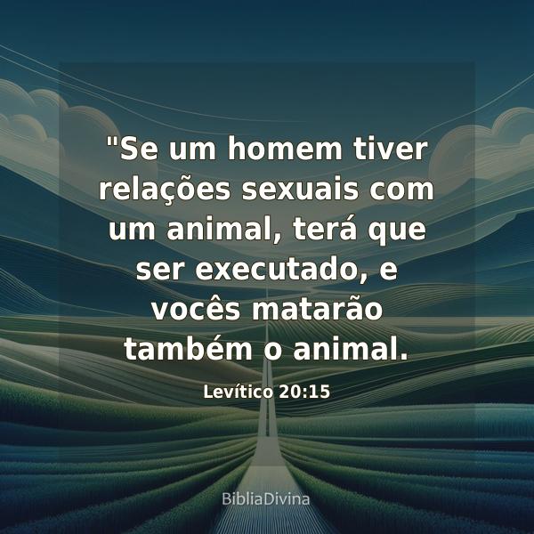 Levítico 20:15