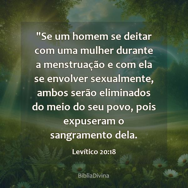 Levítico 20:18