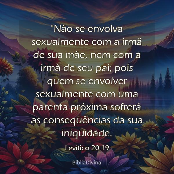 Levítico 20:19