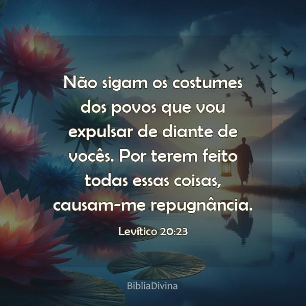 Levítico 20:23