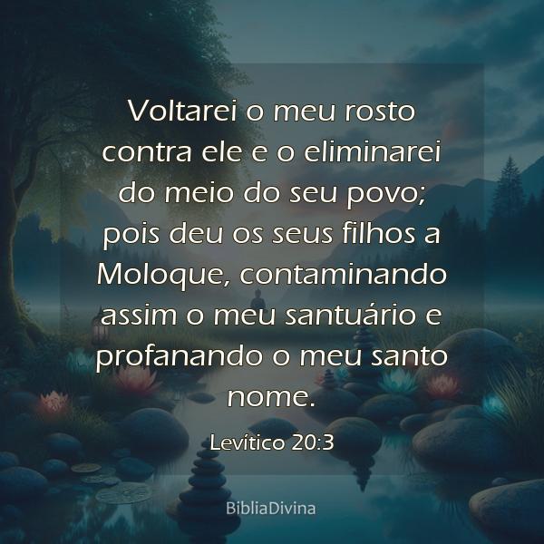 Levítico 20:3